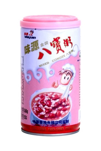 Congee dolce con fagioli in lattina - Weiyuen 360g.